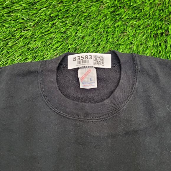 Vintage 80s JERZEES Blank Sweatshirt Women Large 22x26 Faded - Picture 9 of 12